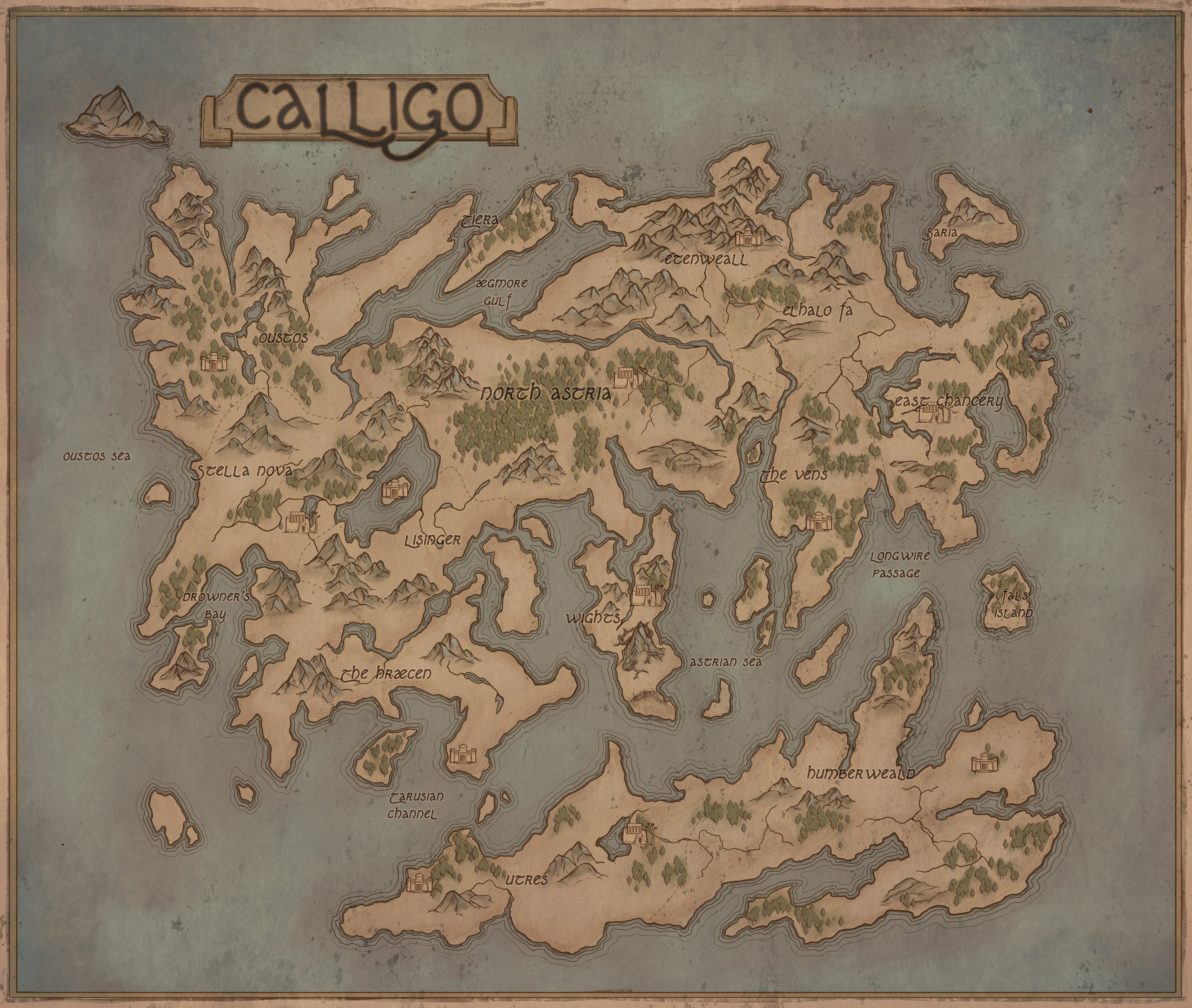 Map of Calligo
